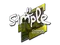 Sticker | s1mple | Boston 2018