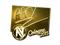 Sticker | apEX (Gold) | Cologne 2015