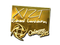 Sticker | Xizt (Gold) | Cologne 2015