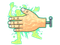 Sticker | High Five! (Glitter)