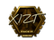 Sticker | Xizt (Gold) | London 2018