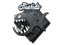 Sticker | Black Jaggyfish