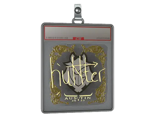 Sticker Slab | huNter- (Gold) | Austin 2025