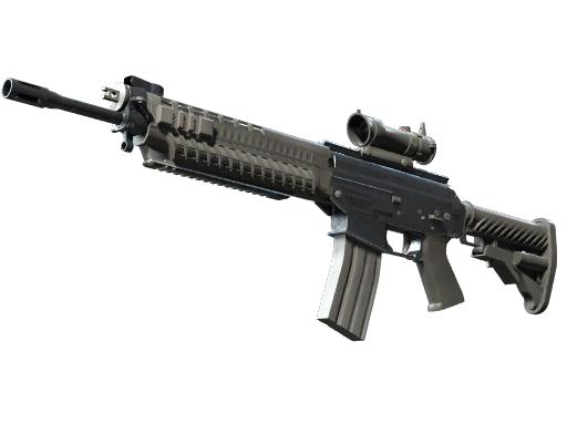 Souvenir SG 553 | Damascus Steel