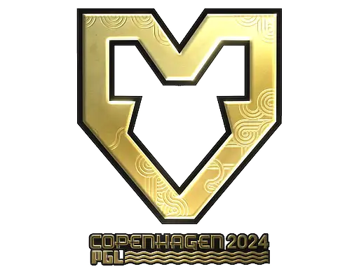 Sticker | MOUZ (Gold) | Copenhagen 2024