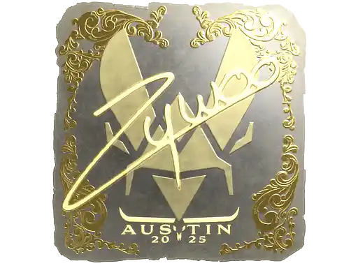 Sticker | ZywOo (Gold) | Austin 2025