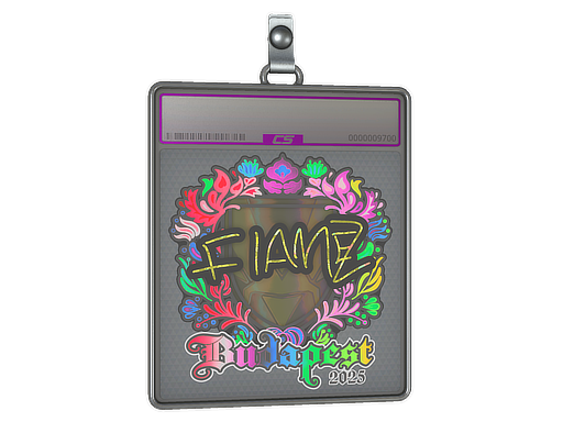Sticker Slab | FlameZ (Holo) | Budapest 2025