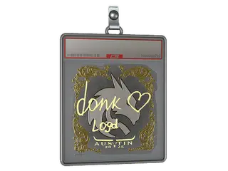 Sticker Slab | donk (Gold) | Austin 2025
