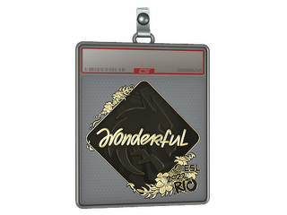 Sticker Slab | w0nderful (Gold) | Rio 2022