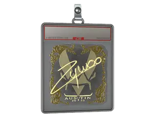 Sticker Slab | ZywOo (Gold) | Austin 2025