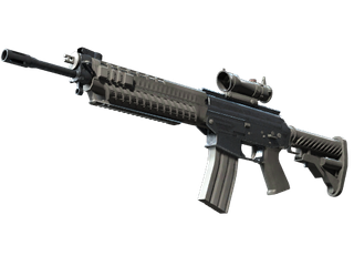 Souvenir SG 553 | Damascus Steel