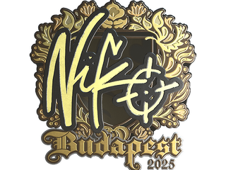 Sticker | NiKo (Gold) | Budapest 2025