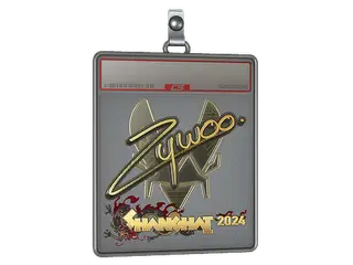 Sticker Slab | ZywOo (Gold) | Shanghai 2024