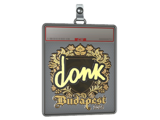 Sticker Slab | donk (Gold) | Budapest 2025