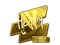 Sticker | Happy (Gold) | Atlanta 2017