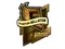 Sticker | Quantum Bellator Fire (Gold) | Boston 2018