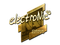 Sticker | electronic (Gold) | Boston 2018