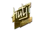 Sticker | hutji (Gold) | Boston 2018