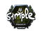Sticker | s1mple (Foil) | London 2018