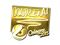 Sticker | coldzera (Gold) | Cologne 2015