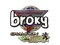 Sticker | broky (Glitter, Champion) | Antwerp 2022